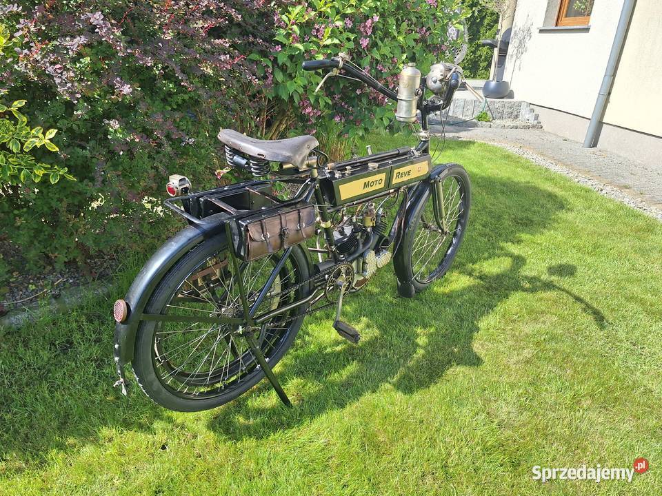 Szwajcarski Motocykl Moto Rewe Typ C Rok produkcji 1912 Krapkowice sprzedam