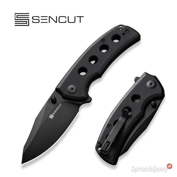 Nóż składany Sencut Excalis Black G10 Black mazowieckie