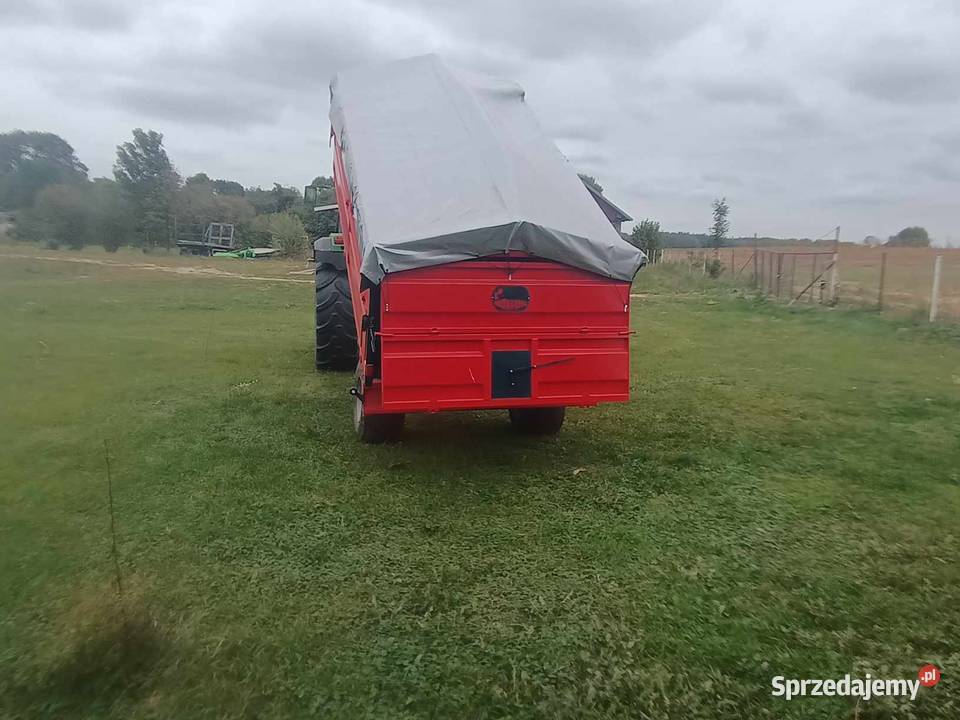 Przyczepa wywrotka jednoosiowa 45t wywrot podlaskie Cimoszka