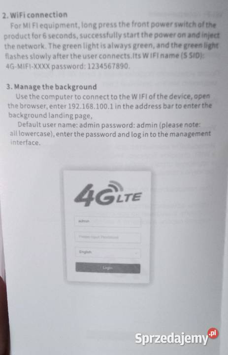 Ruter wifi 4g 5g Warszawa
