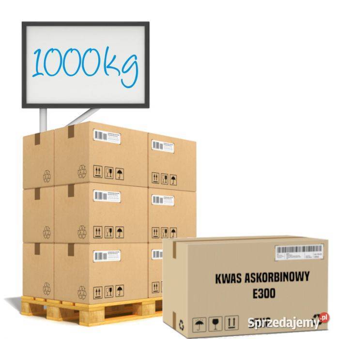 Kwas askorbinowy E300 witamina C paleta 1000 Brzeg Dolny