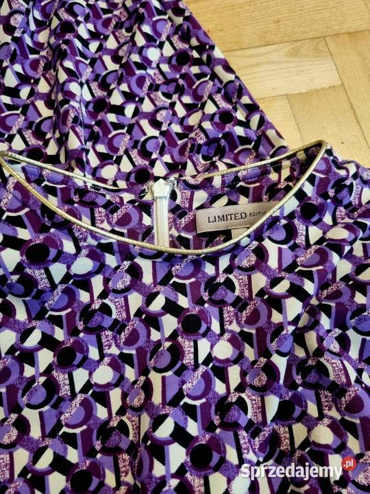 sukienka midi 3638 reko vintage Rozmiar 36(S) Moda i Styl Warszawa