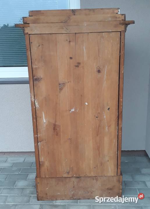 23Stary kredens witryna bibliotek zielon