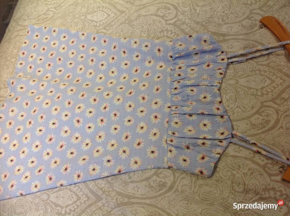 Letnia Sukienka Mini Damska DIVERSE M Nowa brązowy/beżowy Spódnice i sukienki Nowa Sól sprzedam