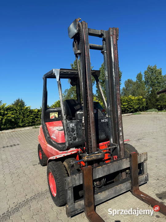 wózek widłowy terenowy LINDE H30D Perkins łódzkie Działoszyn sprzedam