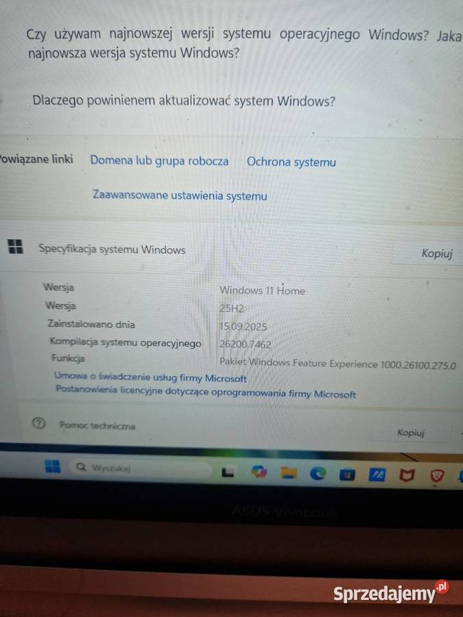 Laptop ASUS VivoBook 17 mazowieckie Radom