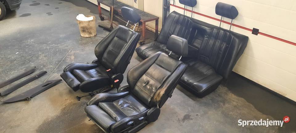 BMW E30 FOTELE SKORZANE SPORTY Warszawa