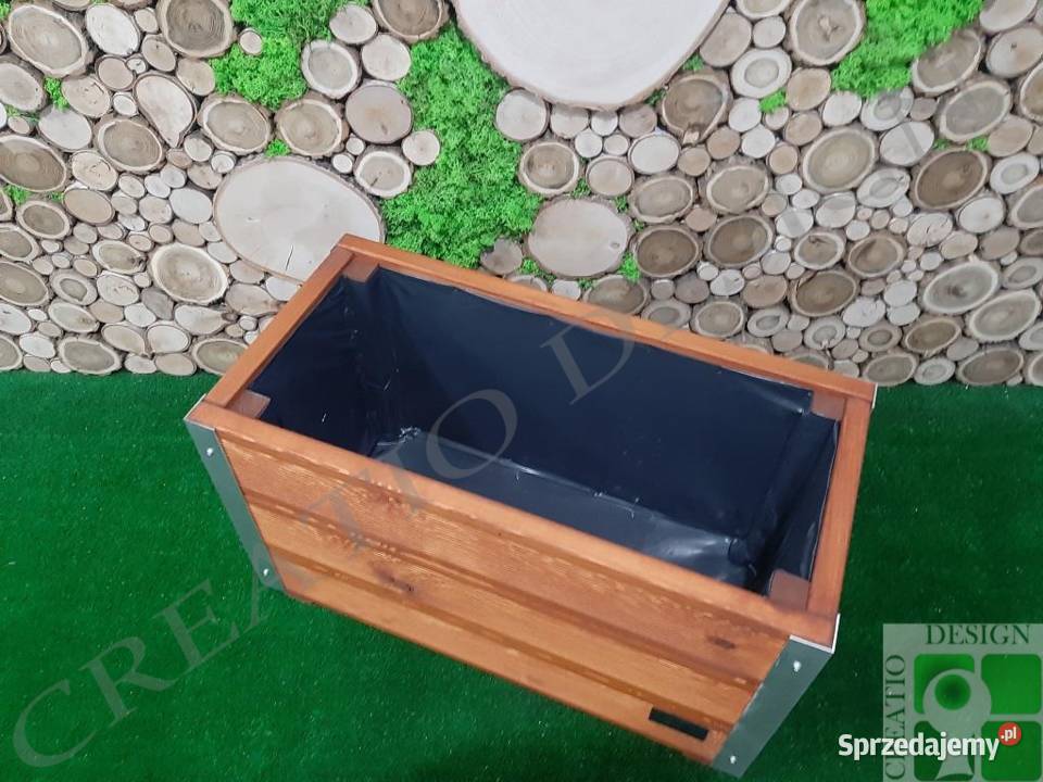 Donica drewniana 703541 CYNTIA nowoczesna donica Oborniki