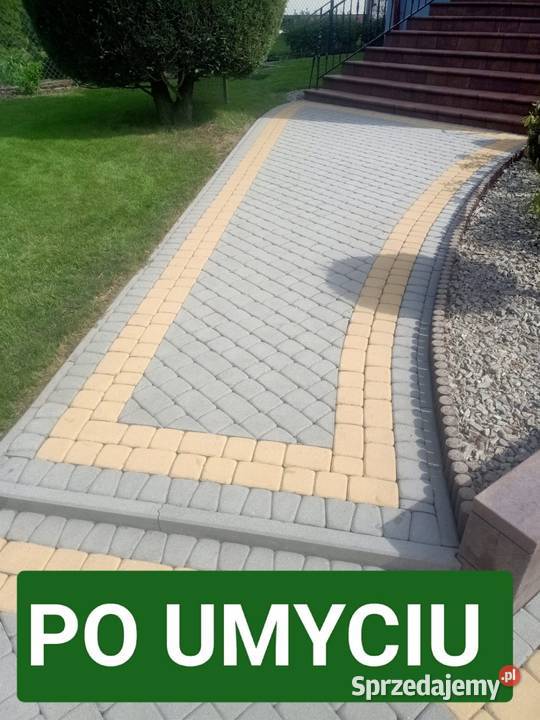 Mycie kostki brukowej elewacji Świecie