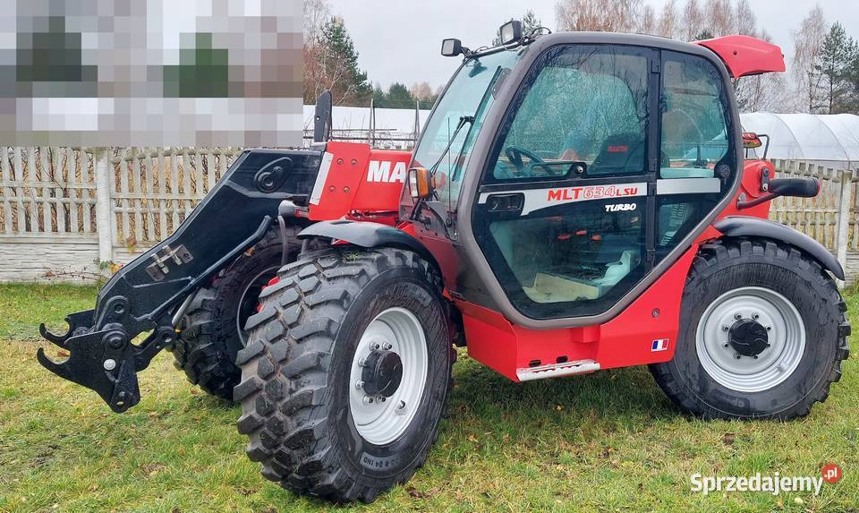 Manitou ładowarka teleskopowa nowe opony jcb Rolnictwo Wręczyca Wielka