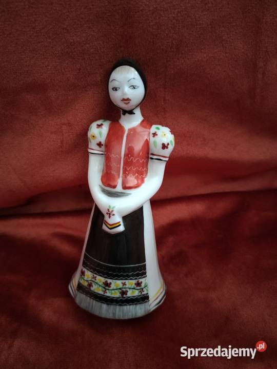 Figurka dziewczyny hollohaza Porcelana i szkło Choszczno