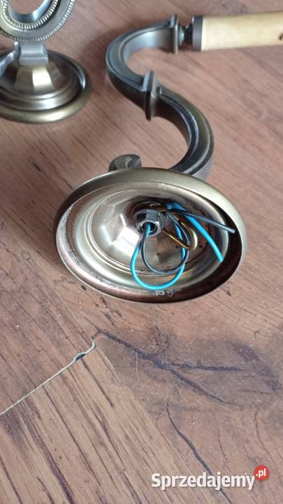 Stare mosiężne kinkiety Włocławek