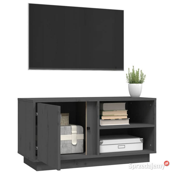 Szafka pod telewizor szara 80x35x405 lite drewno Warszawa sprzedam