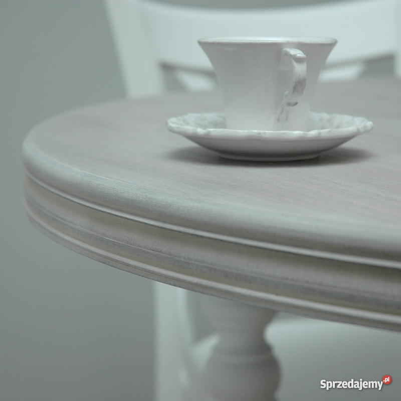 Prowansalski stół okrągły rozkładany ręki Warszawa sprzedam