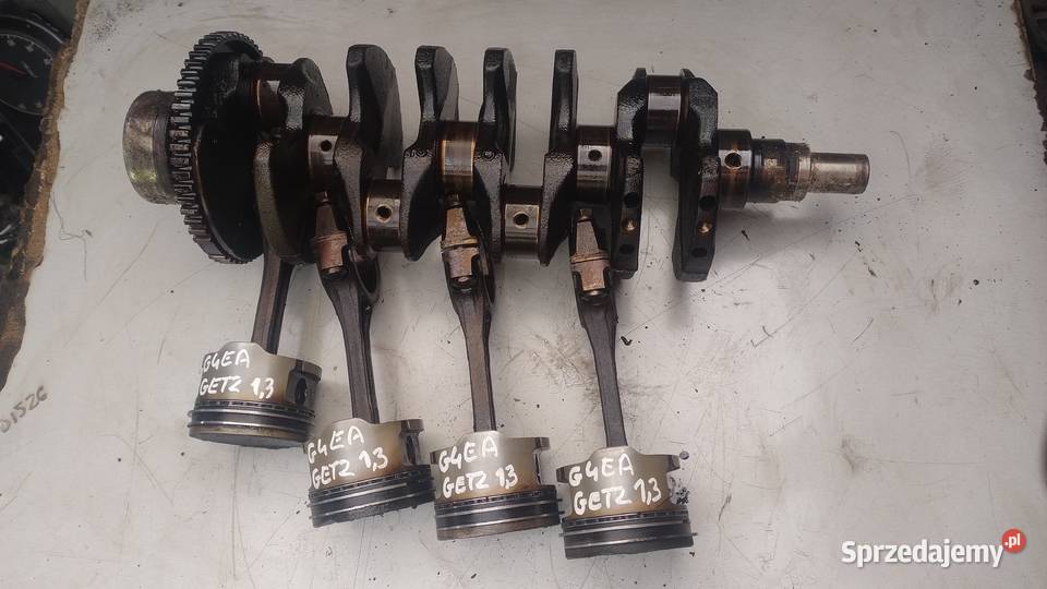 HYUNDAI GETZ 13 12V wał korbowy tłok korbowód Kielce