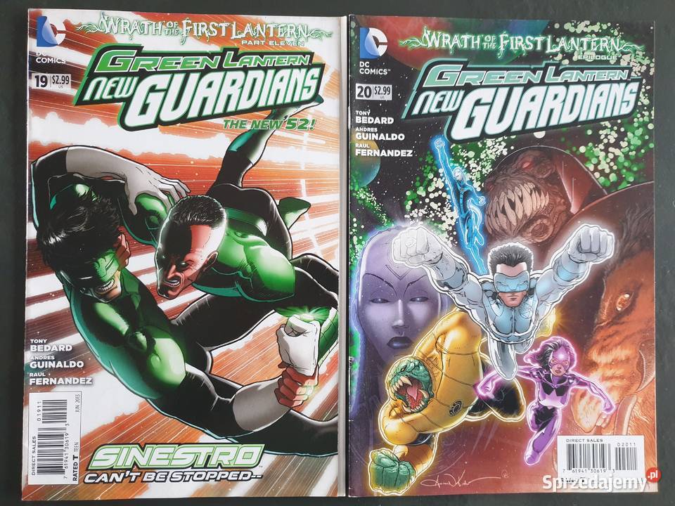 Green Lantern Guardians 19 komiksów DC USA pomorskie Gdynia