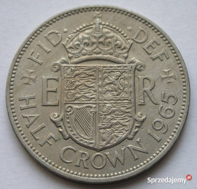 Wielka Brytania 12 korony 1965 Elżbieta II Numizmatyka Łódź
