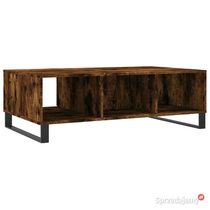 Stolik kawowy przydymiony dąb 104x60x35 WM827097 Warszawa