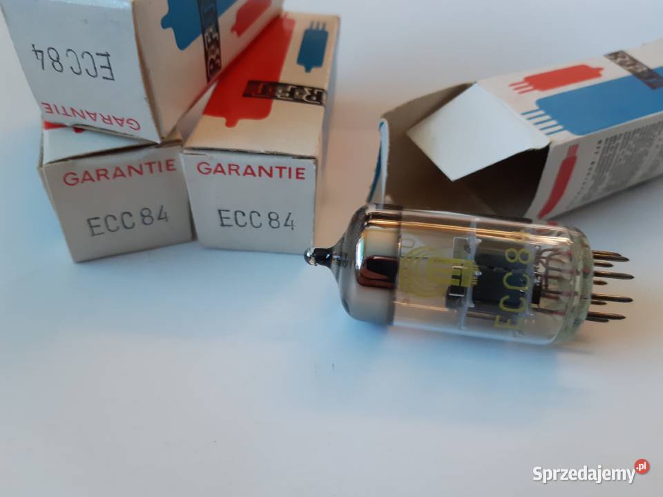 lampa elektronowa RFT ECC84 NOC 4