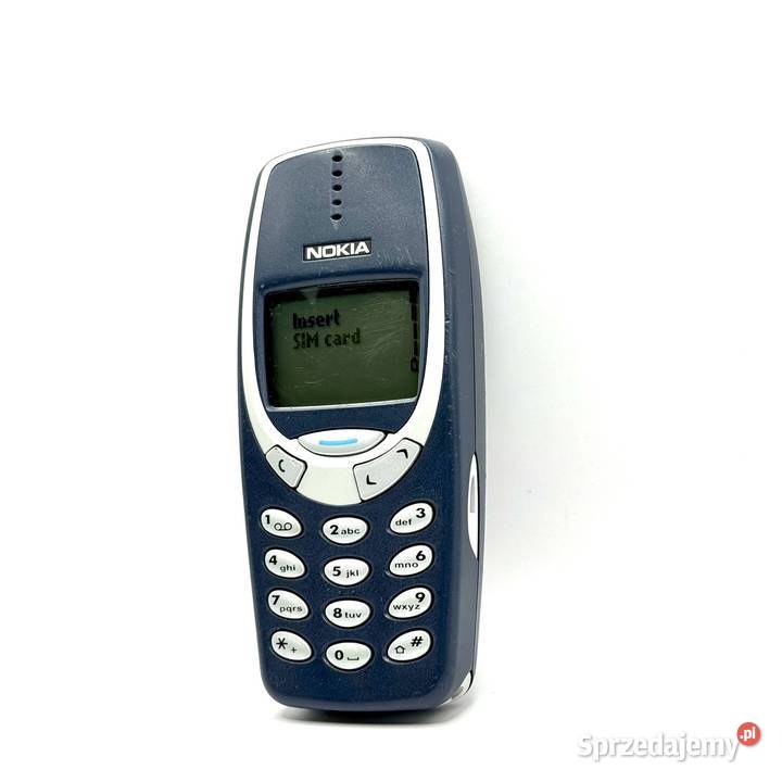 Telefon Nokia 3410 NHM2NX granatowy komplet