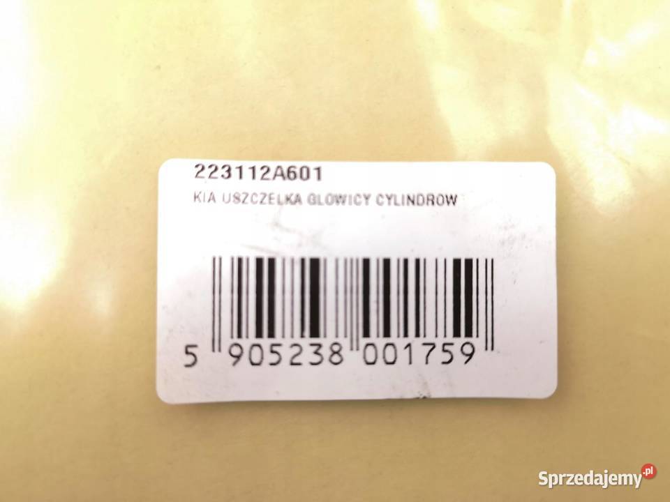 USZCZELKA GŁOWICY HYUNDAI I30 I40 16 17 CRDi