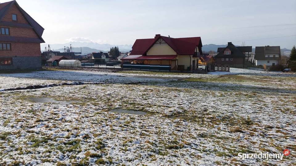Sprzedam działkę budowlaną w Kluszkowcach małopolskie
