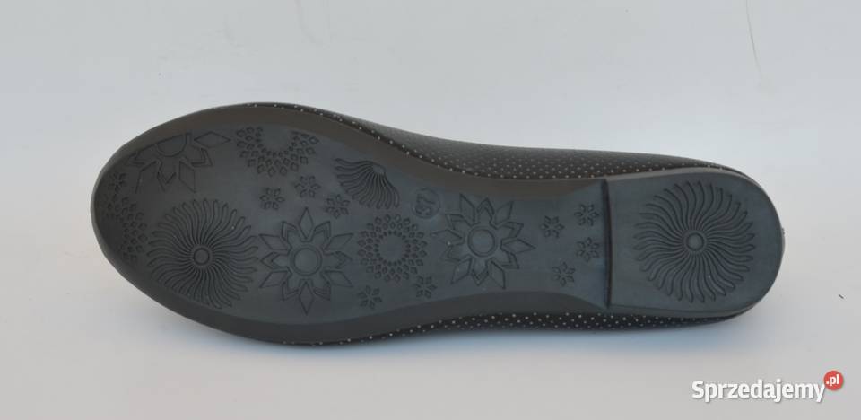 Czarne baleriny z kokardą rozmiar 36 AK10 mazowieckie Żyrardów