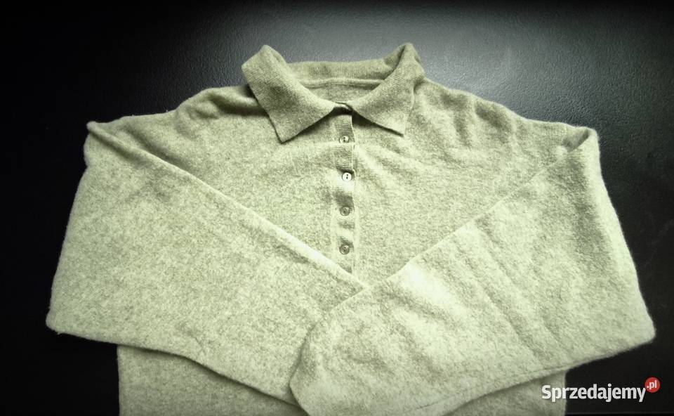 Jasnozielony sweter polo Gdańsk