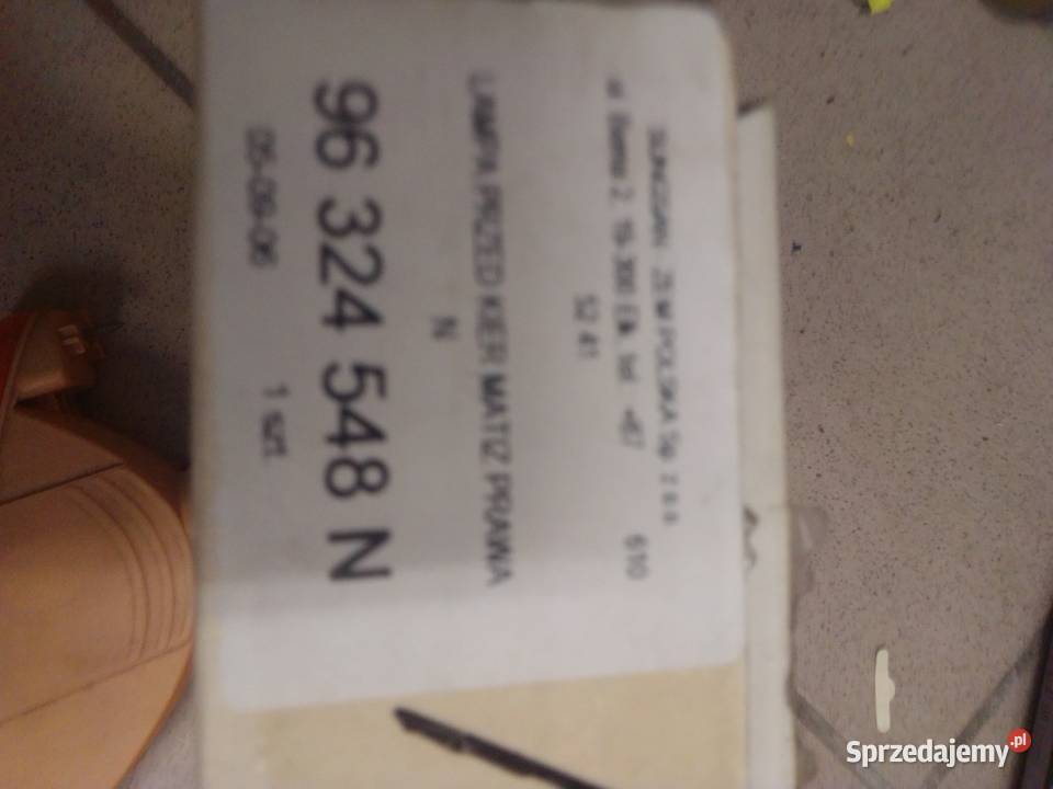 Części do Matiza Pozostałe