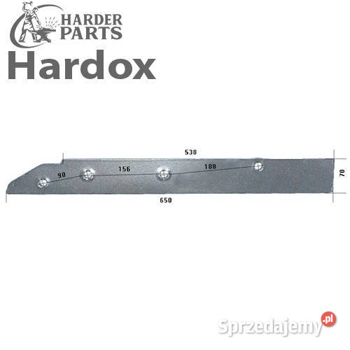Płoza długa HARDOX 279030P części do pługa KUHN Suwałki
