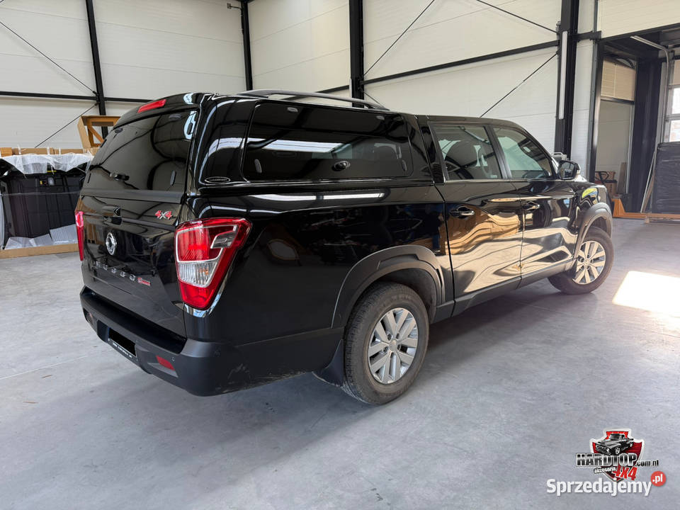 Zabudowa paki Ssangyong Grand Musso Szyby osobowe Pasłęk