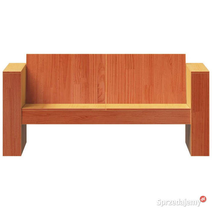 Sofa ogrodowa 2osobowa woskowy brąz 134x60x62 Krzesła ogrodowe Warszawa