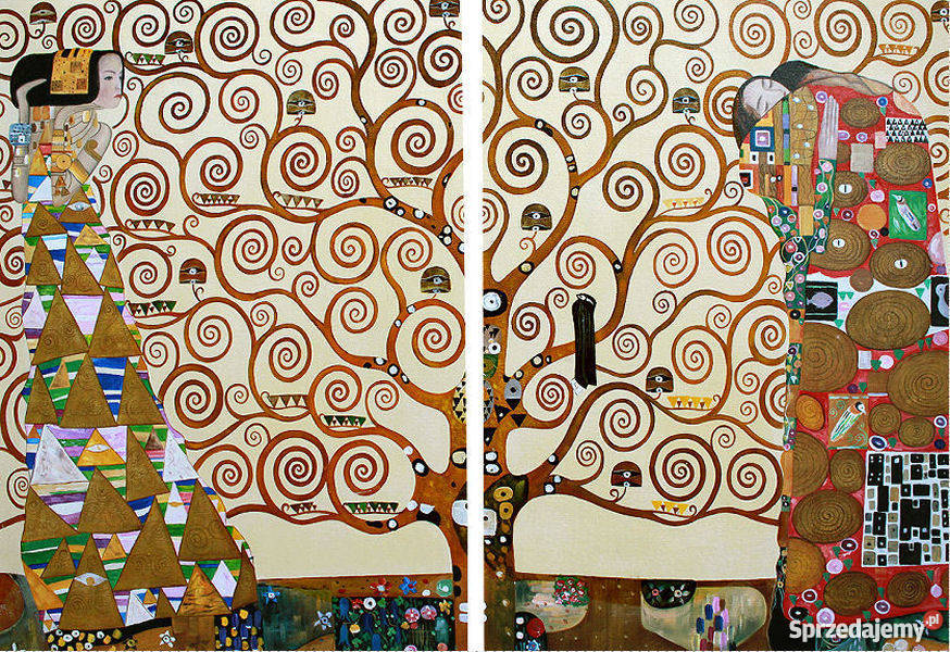 Drzewo życia Dyptyk Gustav Klimt Warszawa sprzedam