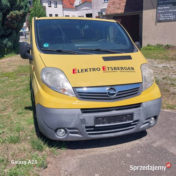 OPEL VIVARO 20 CDTI long facelift nieuszkodzony Gorzów Wielkopolski