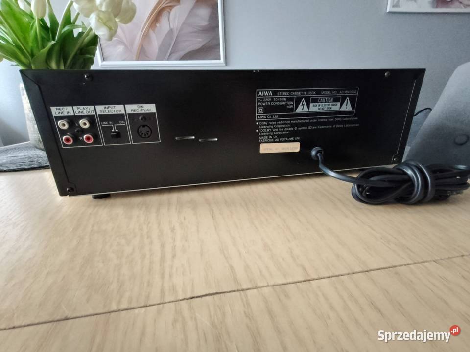 Magnetofon dwukasetowy deck AIWA ADWX333Z made Tychy
