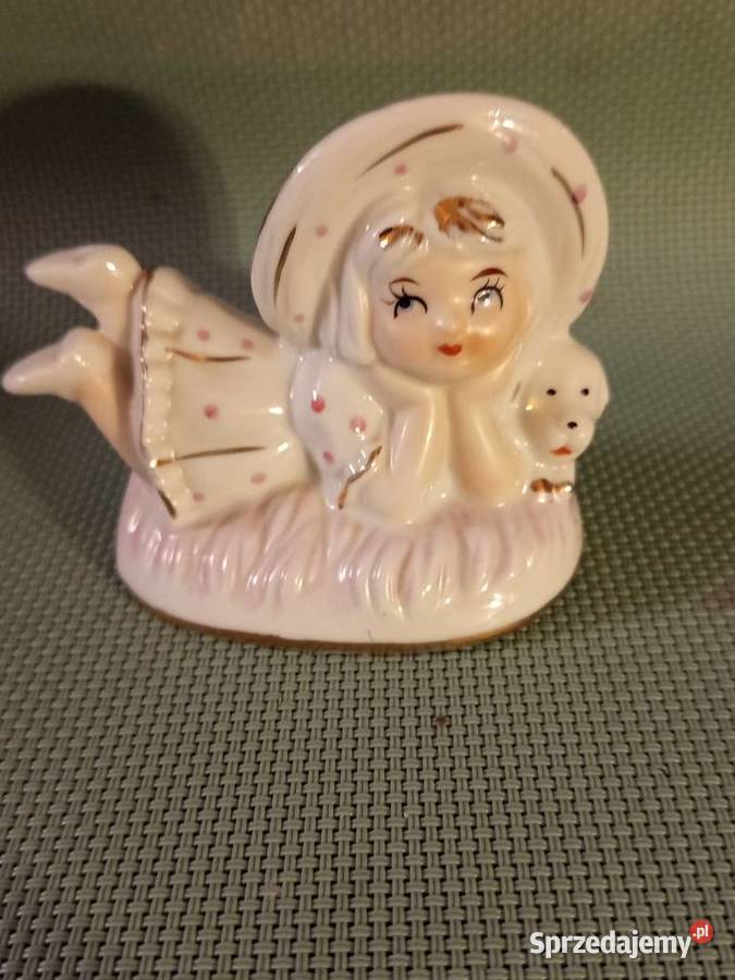 Vintage Zabytkowa Japońska figurka dziewczynki z mazowieckie sprzedam