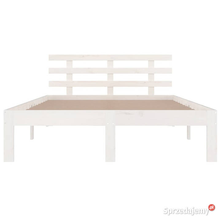 Rama łóżka biała lite drewno 160 x 200 WM814765 Warszawa