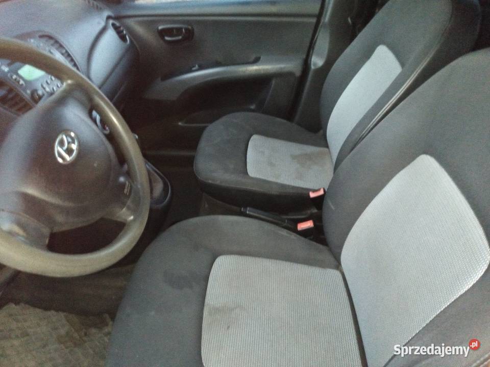 Hyundai i10 2008r uszkodzony rejestracja 2009r mazowieckie Borzęcin Duży
