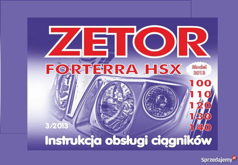 Zetor Forterra HSX 100 110 120 130 140 instr Kielce