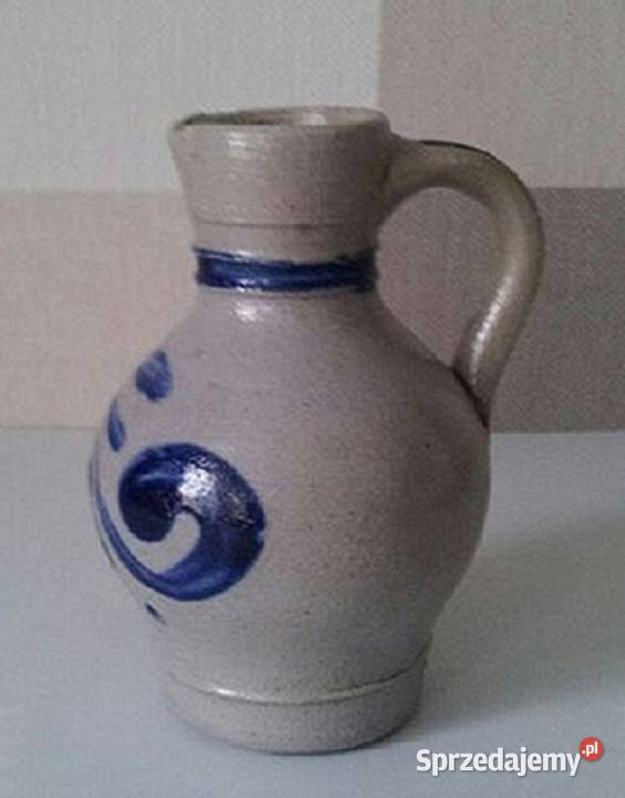 5 sztuk Ciężka Niemiecka kamionka marki Antyki Gdańsk