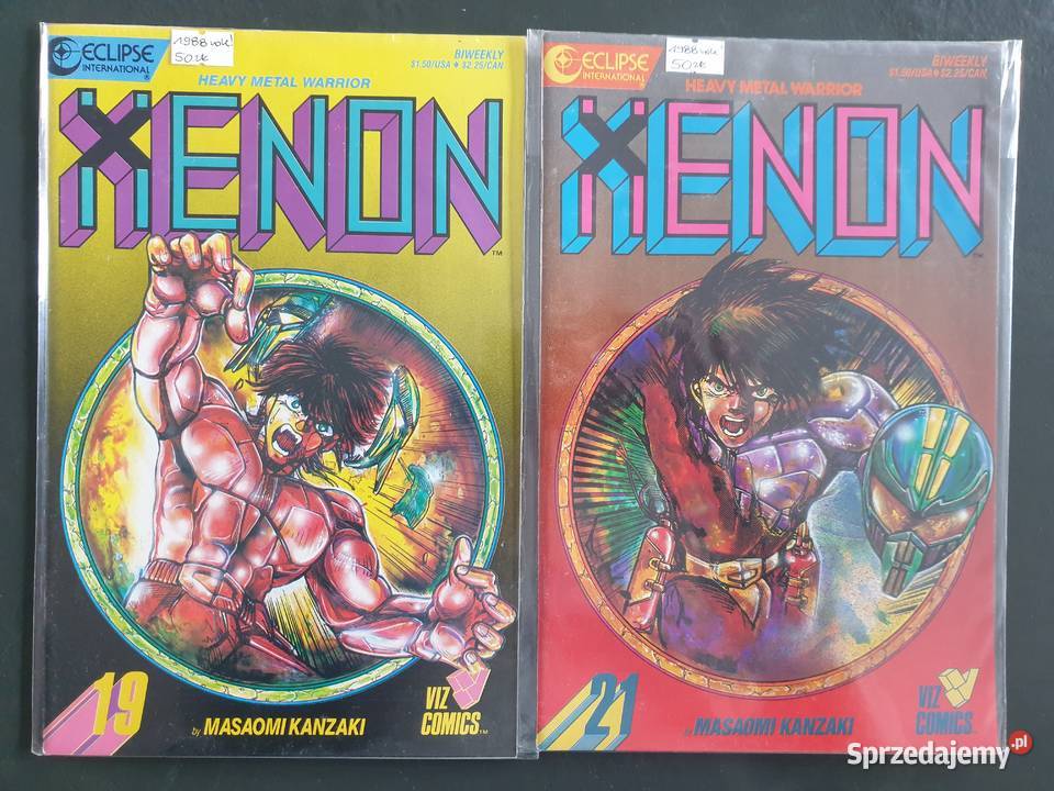 Manga Heavy Metal Warrior Xenon 14 komiksów USA Rok wydania 1987 Gdynia