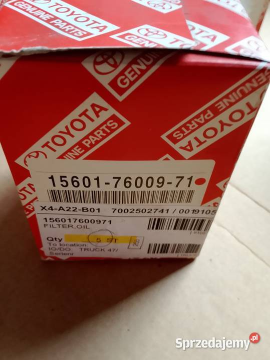 Filtr oleju toyota 156017600971 Bieliny