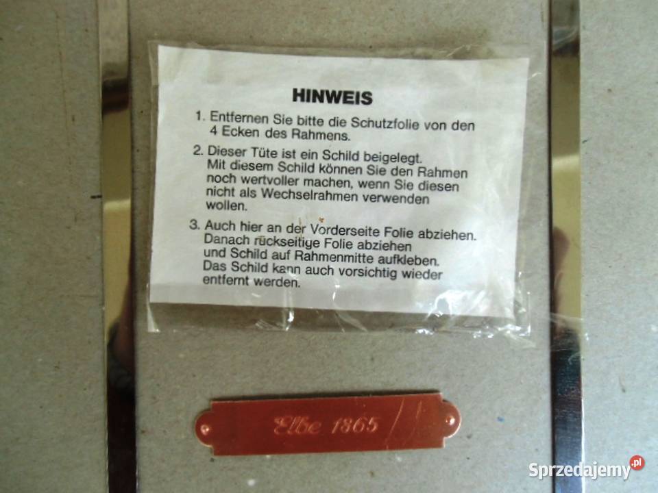 Ricina Żaglowca ELBE z 1865 r w profesionalnej Warszawa sprzedam