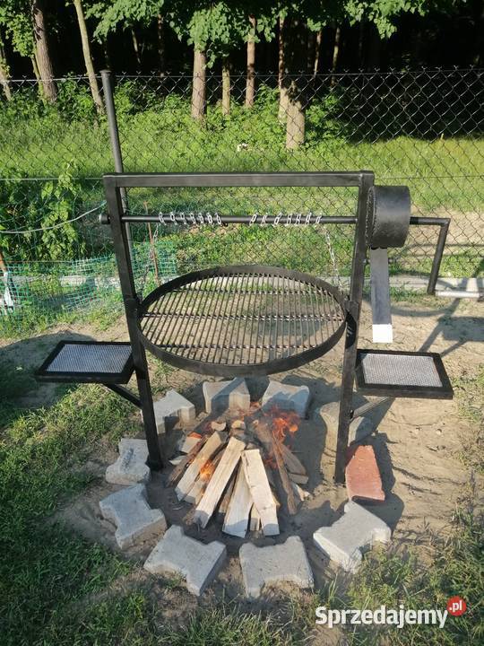Grill stalowy styl Argentyński unikatowy Grille węglowe Pogórska Wola