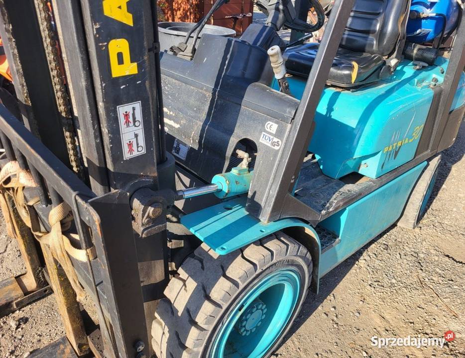 Wózek widłowy patria solidny gaz 35 tony Udźwig śląskie Zbytków