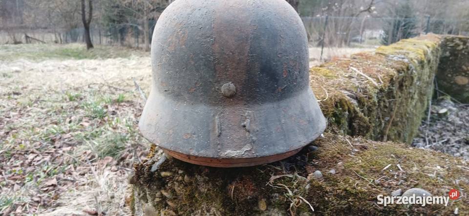 Hełm niemiecki M40 Oświęcim