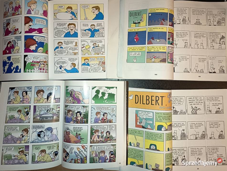 komiksy ENGLI Scott Adams GB Trudeau Dilbert Rzeszów sprzedam