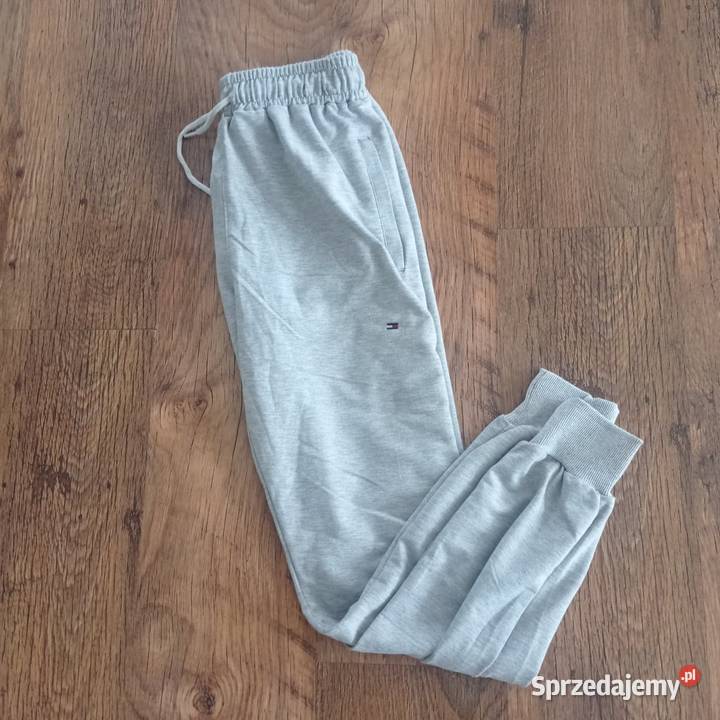 Spodnie dresowe Tommy Hilfiger szare M Tommy Hilfiger lubelskie Lubartów