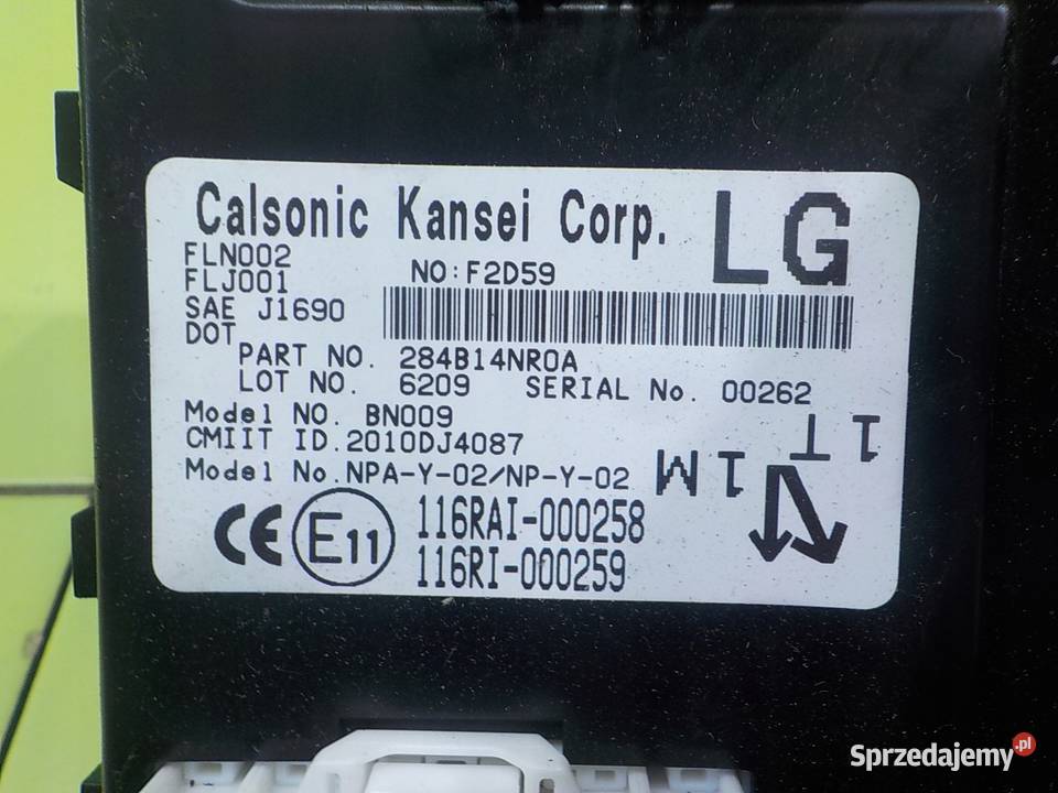 NISSAN LEAF I LIFT AUT 16r HB 5D sterownik modul Suków