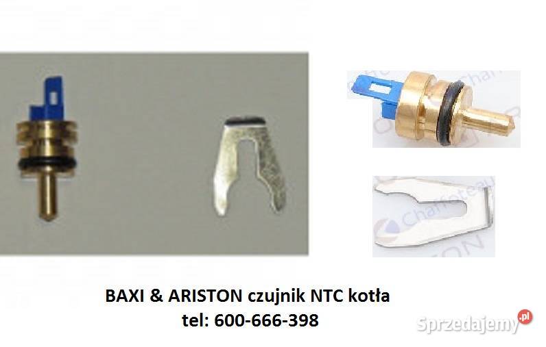 BAXI & ARISTON czujnik NTC kotła Sonda temperatury CWU kotła Oleśnica ...